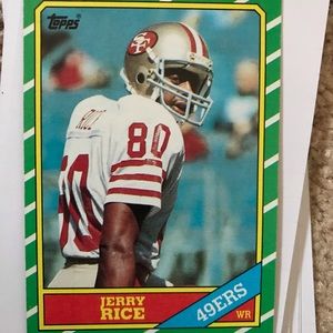 1986 Jerry Rice Rookie Card